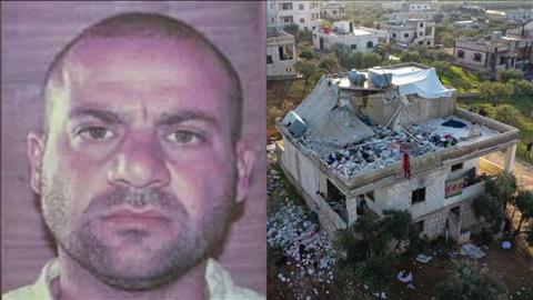 מנהיג דאעש שחוסל והבית בסוריה