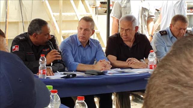 נתניהו בחפ"ק בתל חדיד