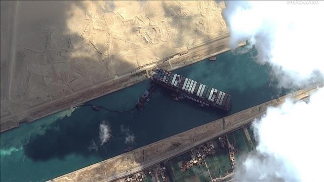 הספינה שתקועה בתעלת סואץ 27.03.21
