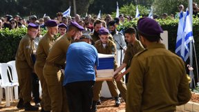 הלווייתו של ליאור סימינוביץ' שנפל באסון הנמ"ר של גבעתי, 2.11.23