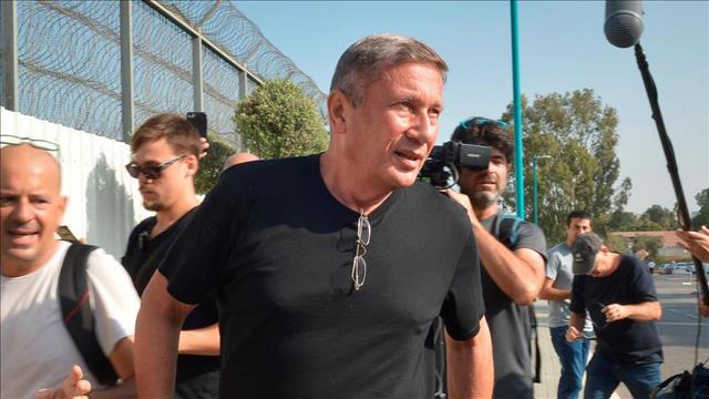 נוחי דנקנר עם תחילת ריצוי עונשו, כלא מעשיהו, 02.10.18