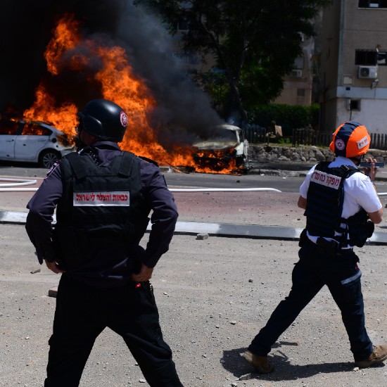 Cohetes en Beer Sheva: "Sabíamos que en algún momento nos iba a tocar",