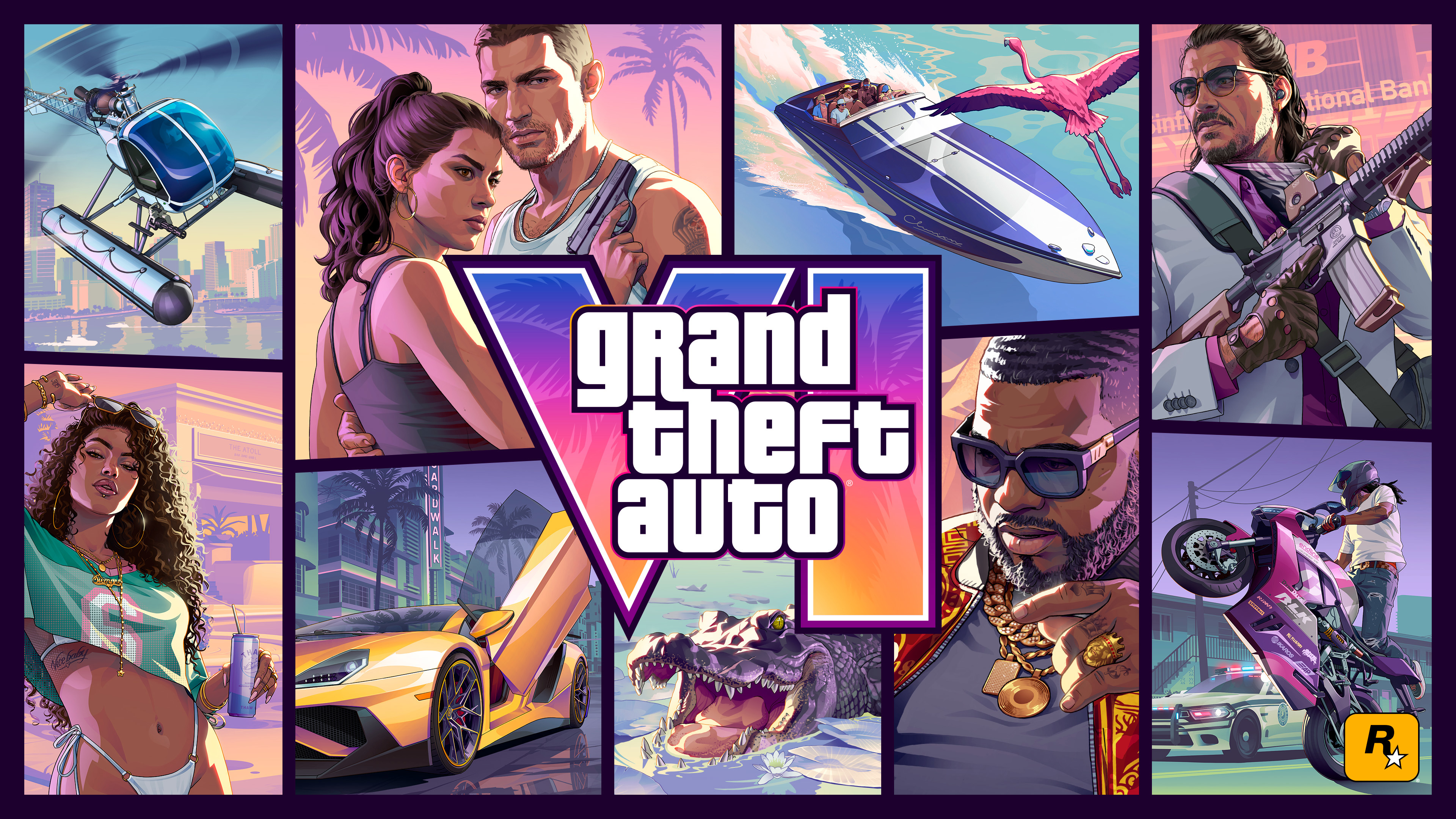עטיפת המשחק הרשמית של GTA 6