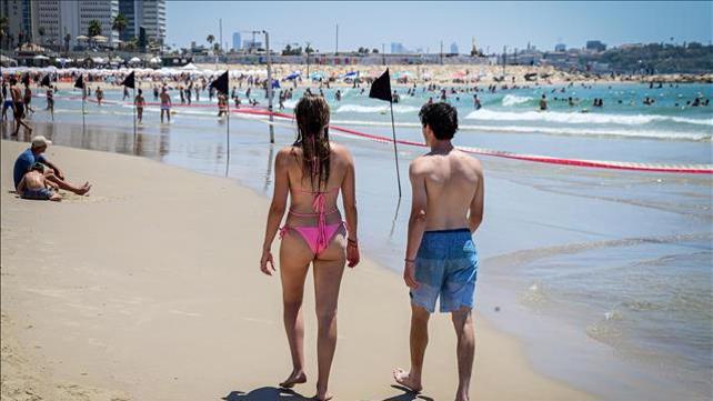 חוף הים בתל אביב, 09.07.22