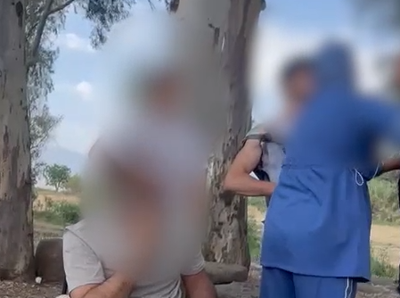 תיעוד התקיפה סמוך ללהבות הבשן