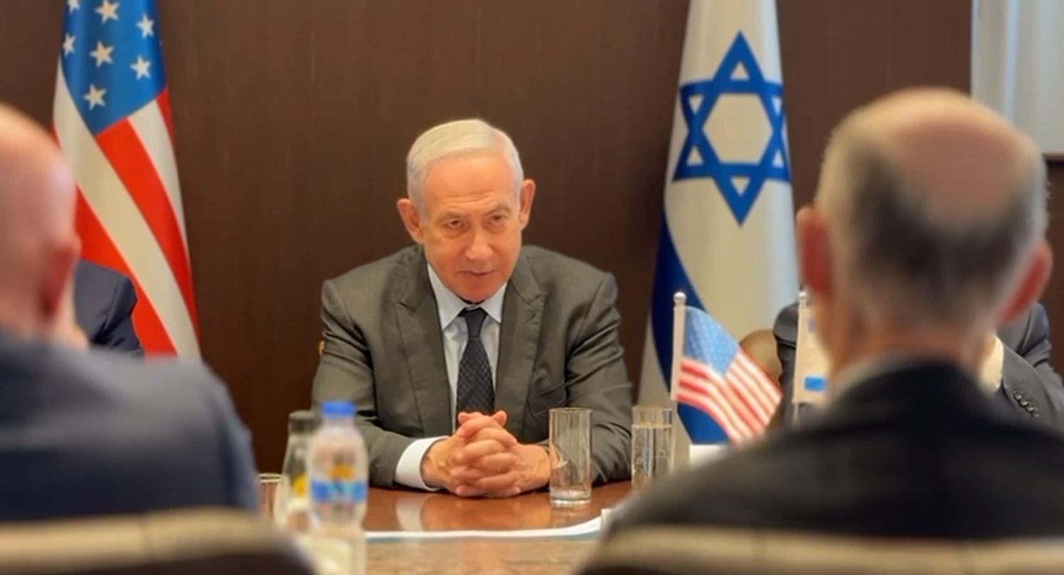 ראש הממשלה בנימין נתניהו בפגישתו עם הסנאטור ריק סקוט