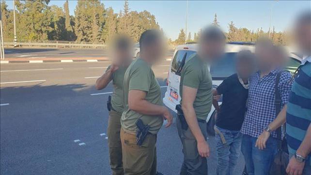 מעצר החשוד בדקירה במכבים - 25.9.2019