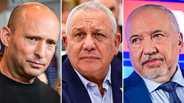 אביגדור ליברמן, גדי איזנקוט, נפתלי בנט
