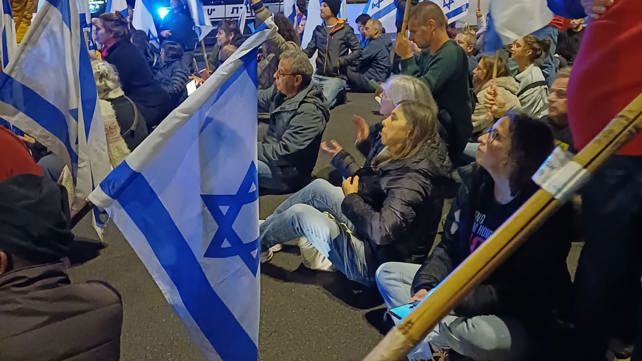 כביש 1 נחסם ליד מברשת ציון