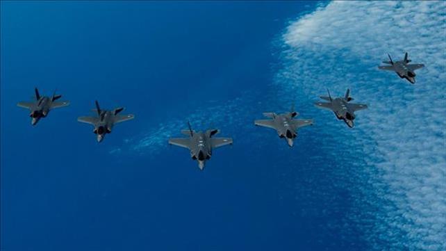תרגיל עם מטוסי אדיר F-35