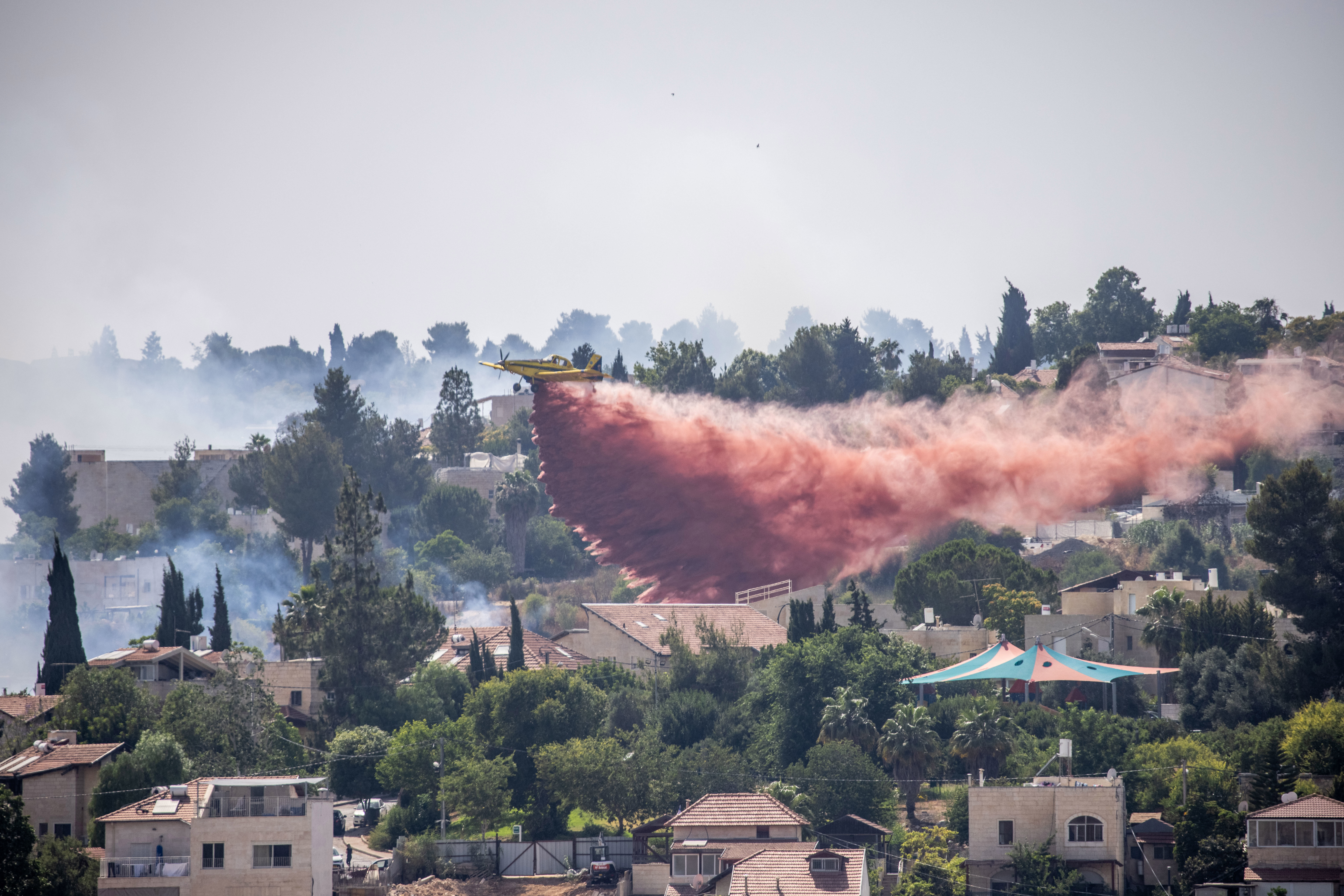 שריפה ליד מבשרת ציון 13.10.21