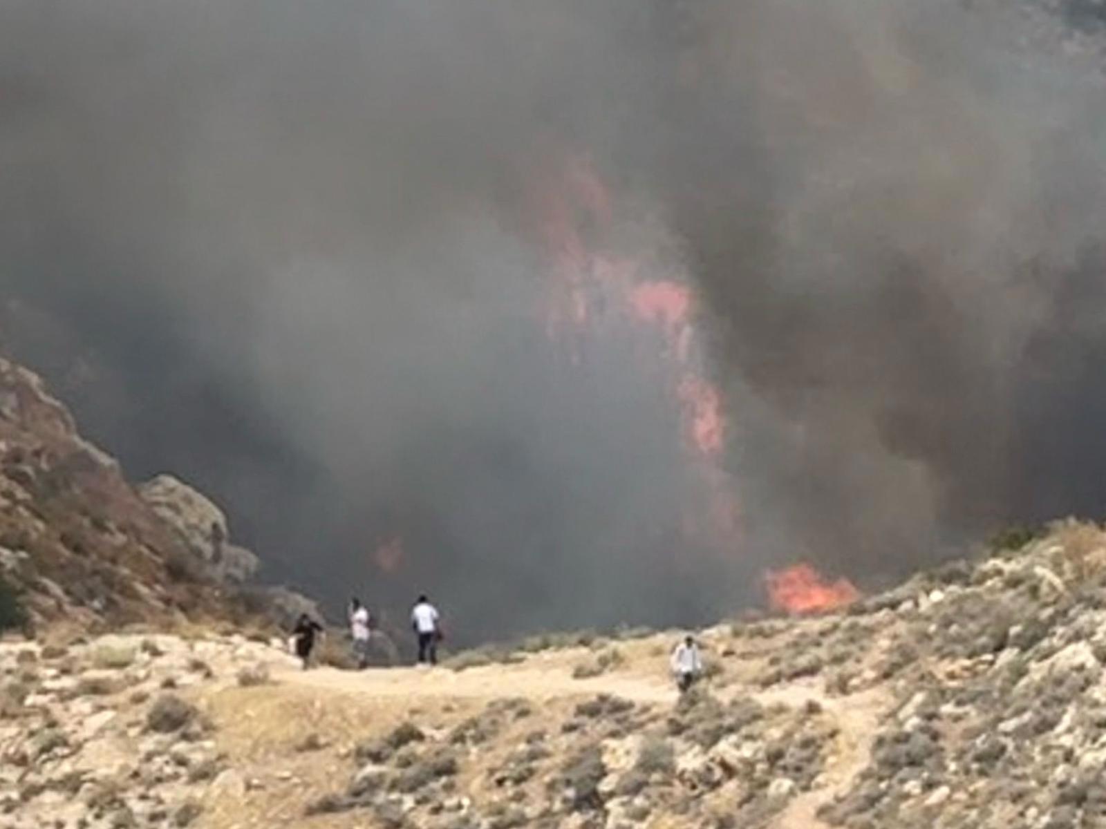 השריפה בנחל פרת שבבנימין