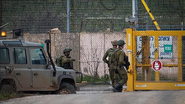חיילי צה"ל במעבר קוניטרה בגבול סוריה, מרץ 2019