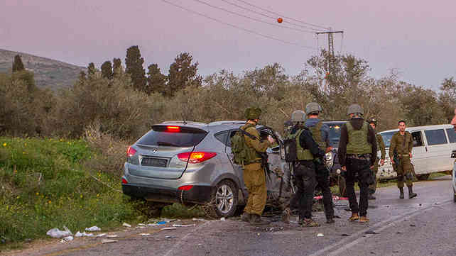 זירת פיגוע הדריסה, אתמול