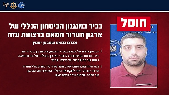 בכיר חמאס שחוסל
