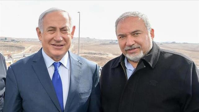 בנימין נתניהו ואביגדור ליברמן