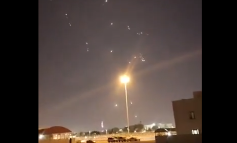 ניסיונות יירוט של טילים איראניים בשמי דוחה, קטר, יוני 2025
