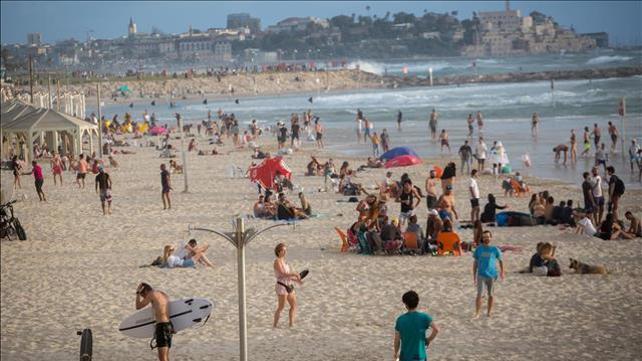 חוף הים בתל אביב 22.05.21