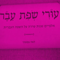 כריכת הספר 'עורי שפת עבר'