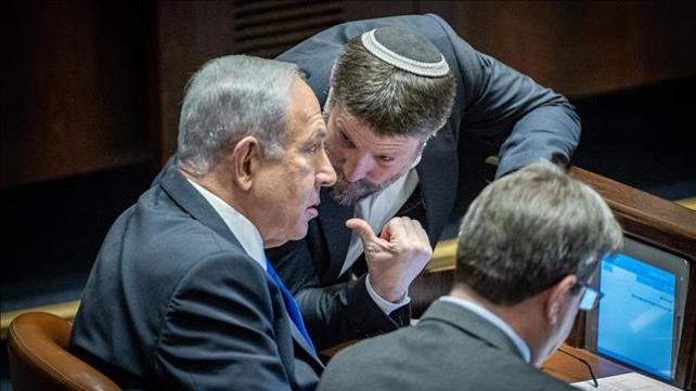 בנימין נתניהו ובצלאל סמוטריץ'
