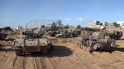המחבלים הסתערו על הטנק והרגו 4 לוחמים