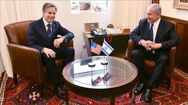 נתניהו ובלינקן בפגישה