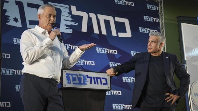 יאיר לפיד ובני גנץ