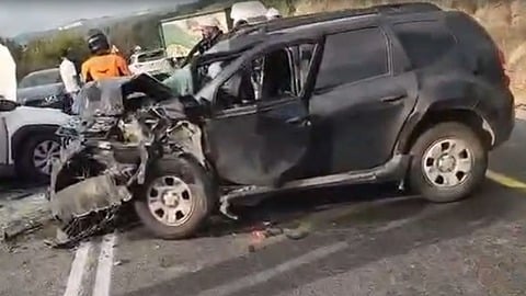 אחד מכלי הרכב המעורבים בתאונה סמוך למושב לפידות, 29.08.26תיע