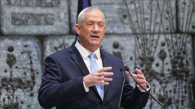 יו"ר כחול לבן בני גנץ, במעמד הטלת המנדט להקמת ממשלה, 23.10.19