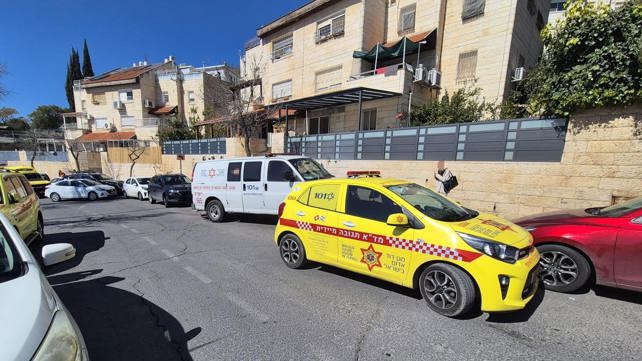 זירת הדקירה בירושלים