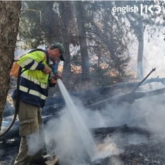 Fires in north