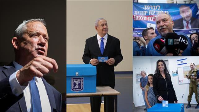 בנימין נתניהו, בני גנץ, איילת שקד, אביגדור ליברמן