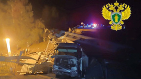 קריסת גשר וסטיית הרכבת במחוז בריאנסק, רוסיה