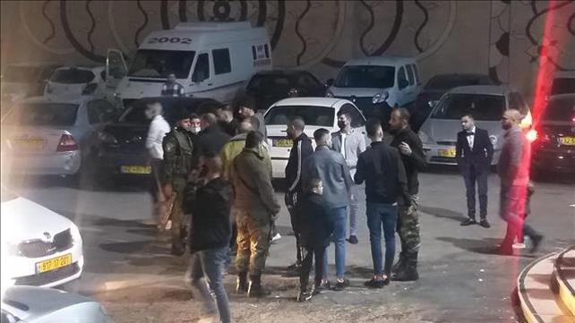 פיזור חתונה במזרח ירושלים 