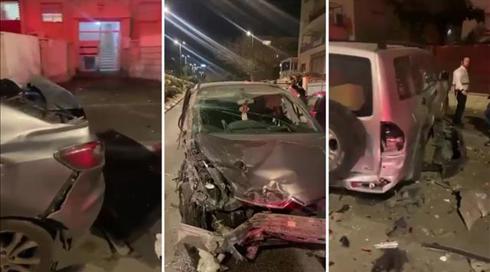 נער מאלעד לקח את רכבו של אביו ופגע ב-8 מכוניות