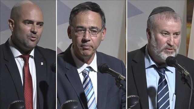 טקס פרידה מפרקליט המדינה היוצא שי ניצן, אמיר אוחנה ואביחי מנדלבליט, 18.12.19