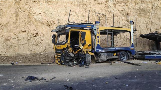 תאונת דרכים בצומת פארן בכביש 90 06.10.19