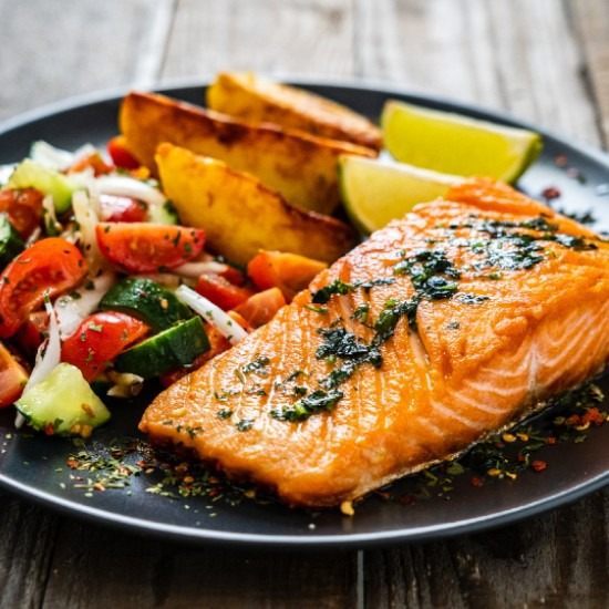 Un rico filet de salmón israelí... ¡Pero vegano!