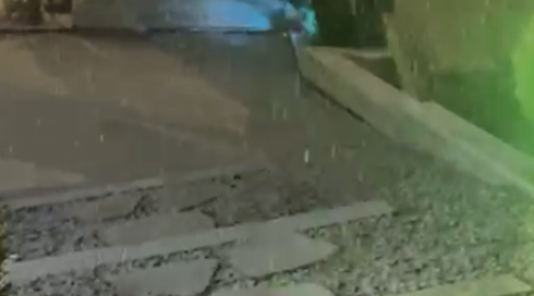 קורל כבר כאן: שלג ירד בבית ג'אן ברמת הגולן ובצפת