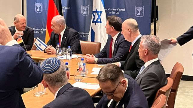 ראש המוסד דדי ברנע בפגישה של נתניהו עם קנצלר גרמניה
