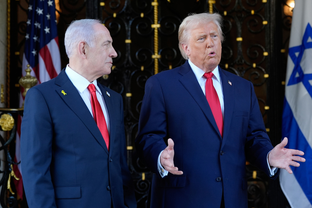 נשיא ארצות הברית דונלד טראמפ וראש הממשלה בנימין נתניהו, דצמבר 2025