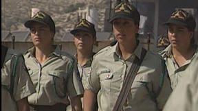 טקס סיום קורס ראשון להכשרת חיילות לוחמות במשמר הגבול
