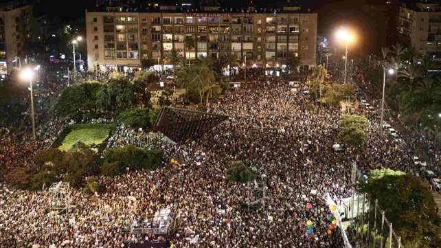 מחאת הלהט"ב בתל אביב