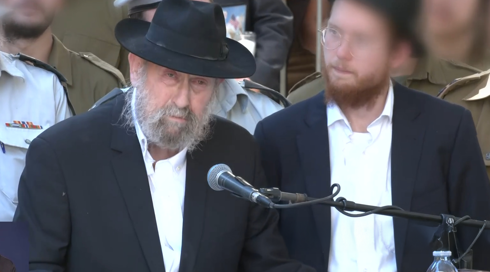 ההספד של הרב החרדי לבנו הלוחם: "אני גאה בו. החיילים הם הגיבורים שלנו"
