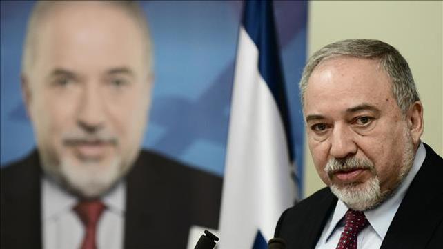 אביגדור ליברמן במסיבת עיתונאים בת"א, מרץ 2019