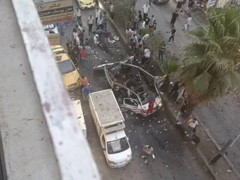זירת הפיצוץ בג'רמאנא