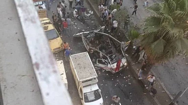 זירת הפיצוץ בג'רמאנא