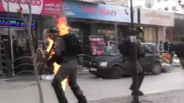 חייל נפגע מבקבוק תבערה 03.02.20