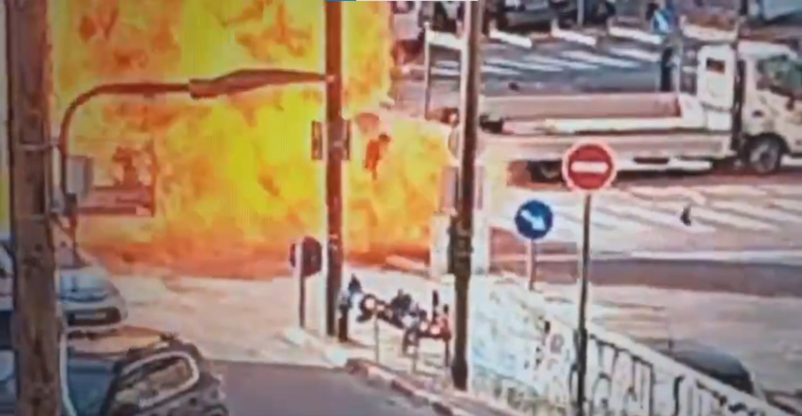 פיצוץ אופנוע בתל אביב