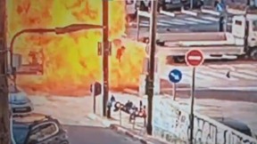 פיצוץ אופנוע בתל אביב